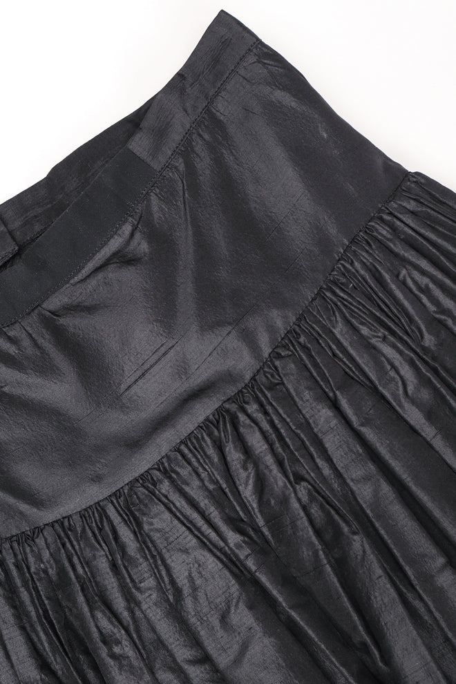 Recess Los Angeles Designer Consignment Resale Recycle Vintage Valentino Taffeta Palazzo Skirt Pant