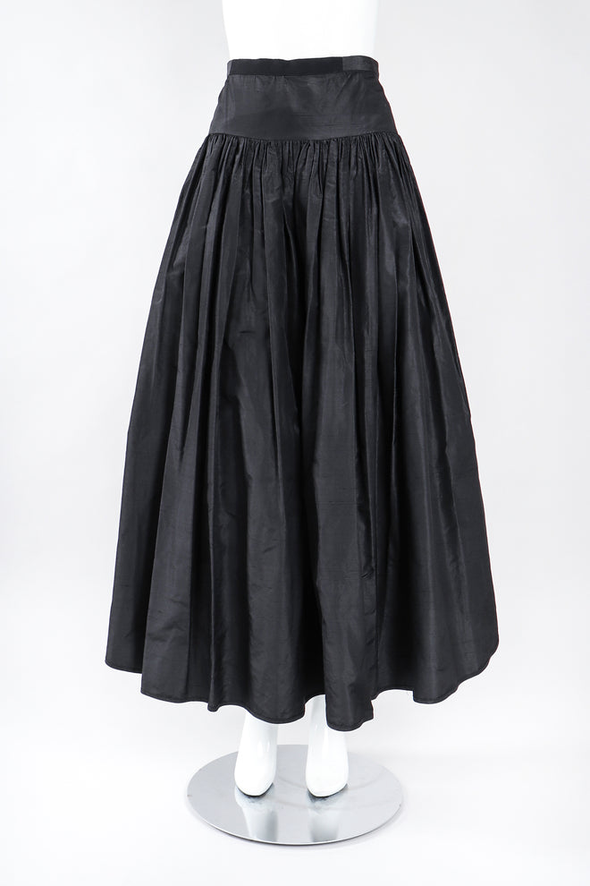 Recess Los Angeles Designer Consignment Resale Recycle Vintage Valentino Taffeta Palazzo Skirt Pant