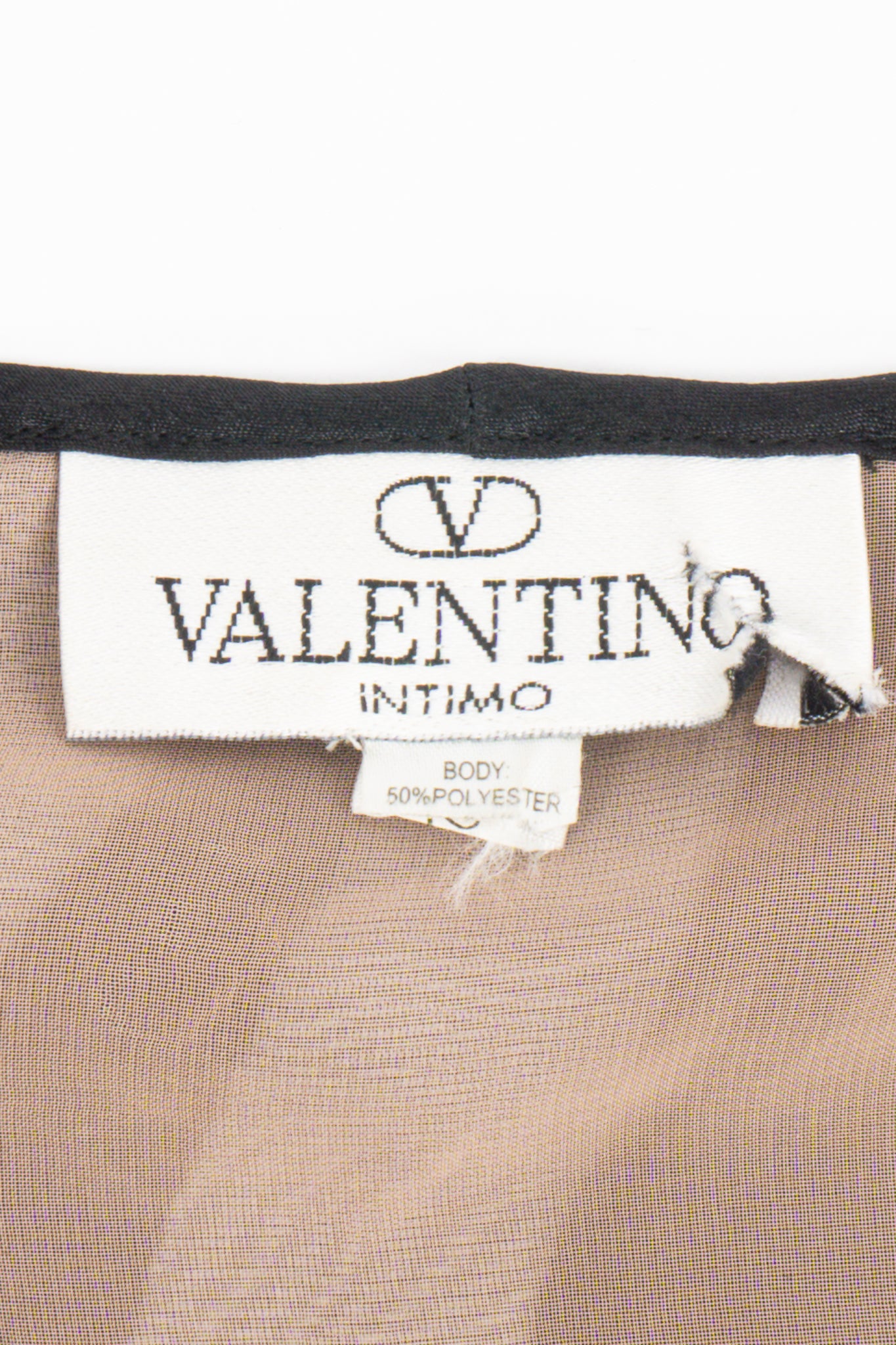 Vintage Valentino Sheer Silk Velvet Burnout Caftan Dress w/ Ostrich label at Recess LA