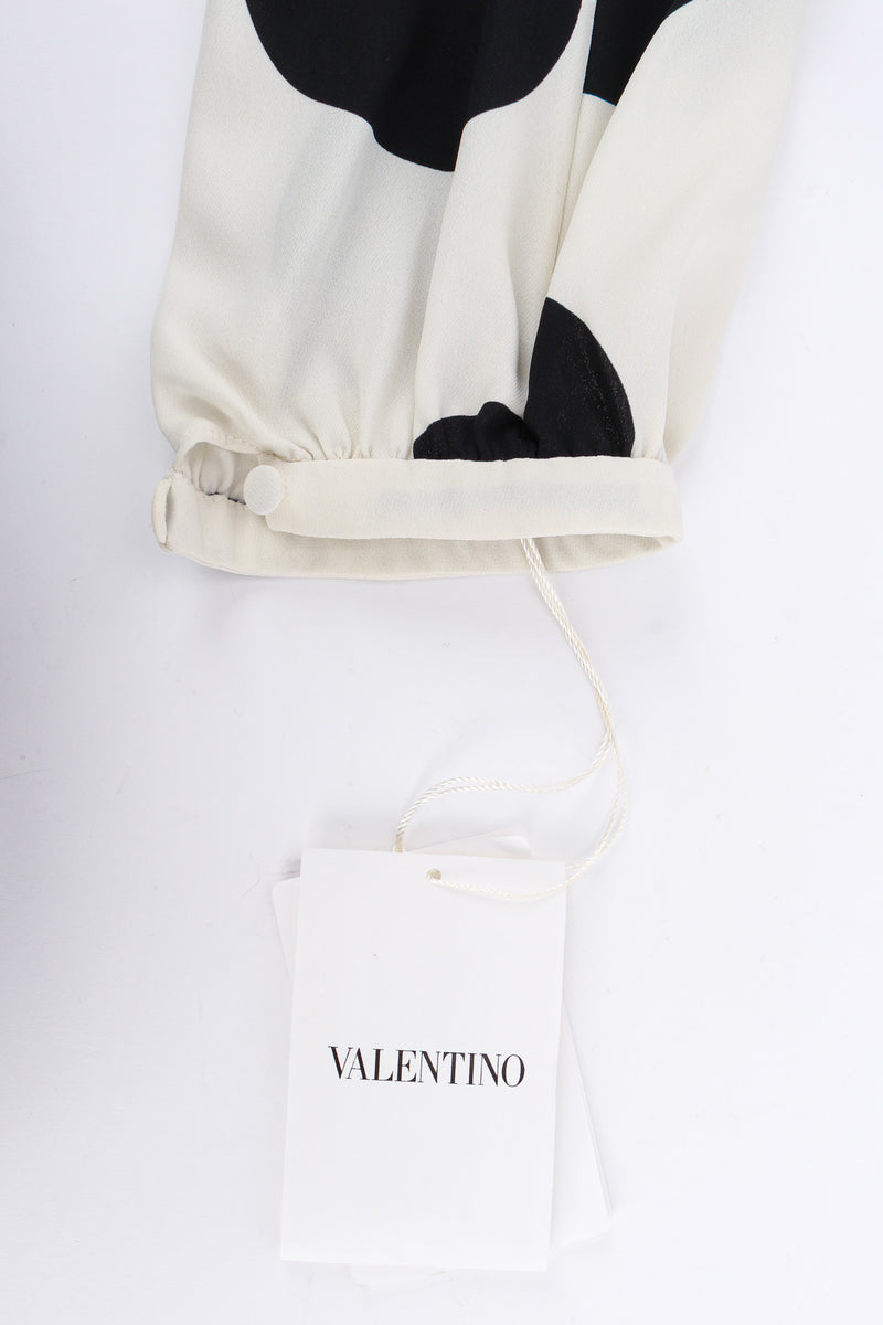 Valentino Large Polka Dot Silk Shift Dress attached original tags @ Recess LA
