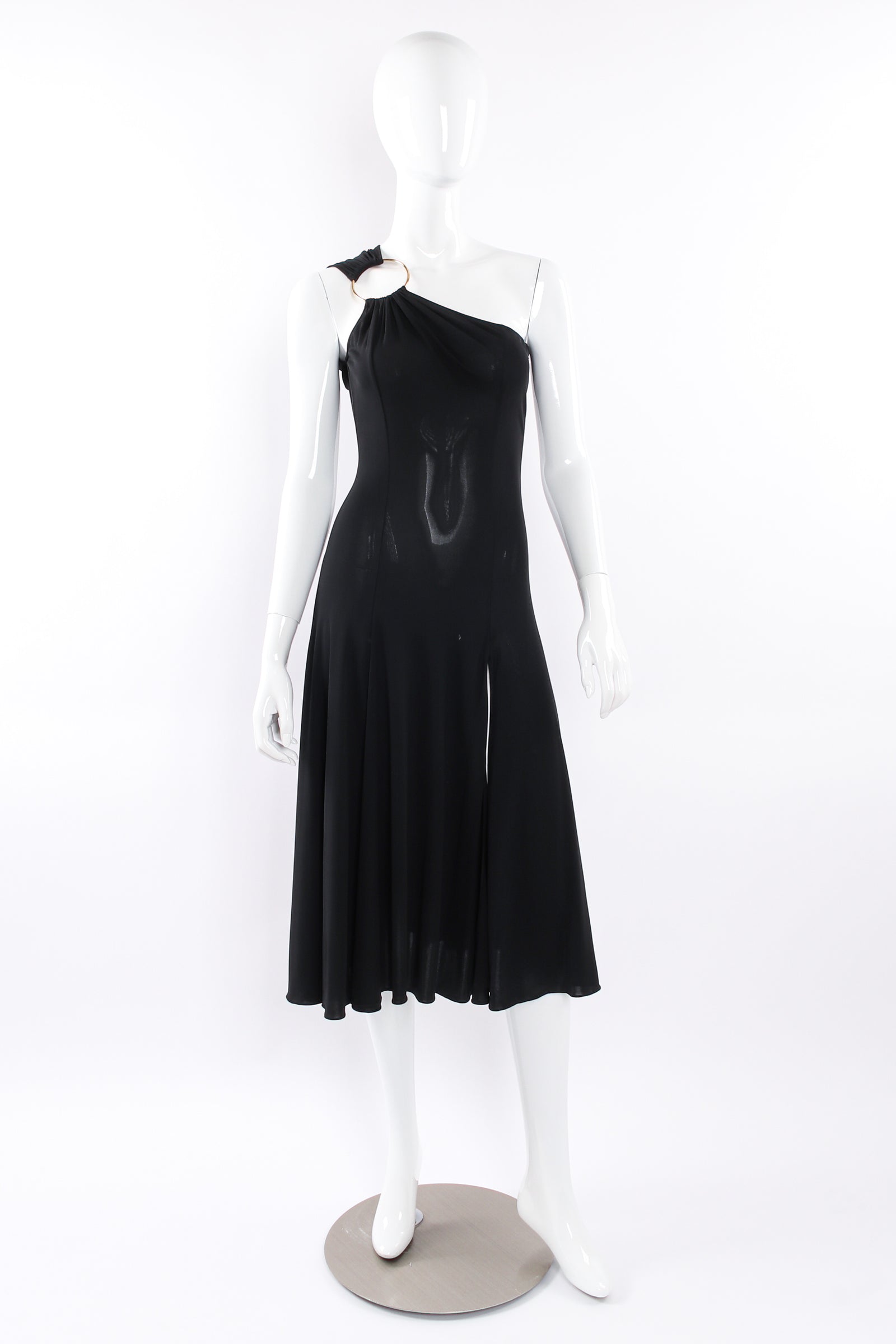 Versace O-Ring Shoulder Dress – Recess