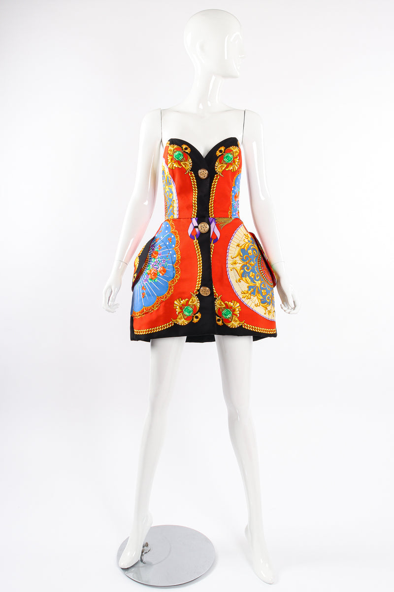 Vintage Gianni Versace SS 1991 Runway I Ventagli Sculpted Mini Dress – Recess Vintage Gianni Versace SS 1991 Runway I Ventagli Sculpted Mini Dress – Recess