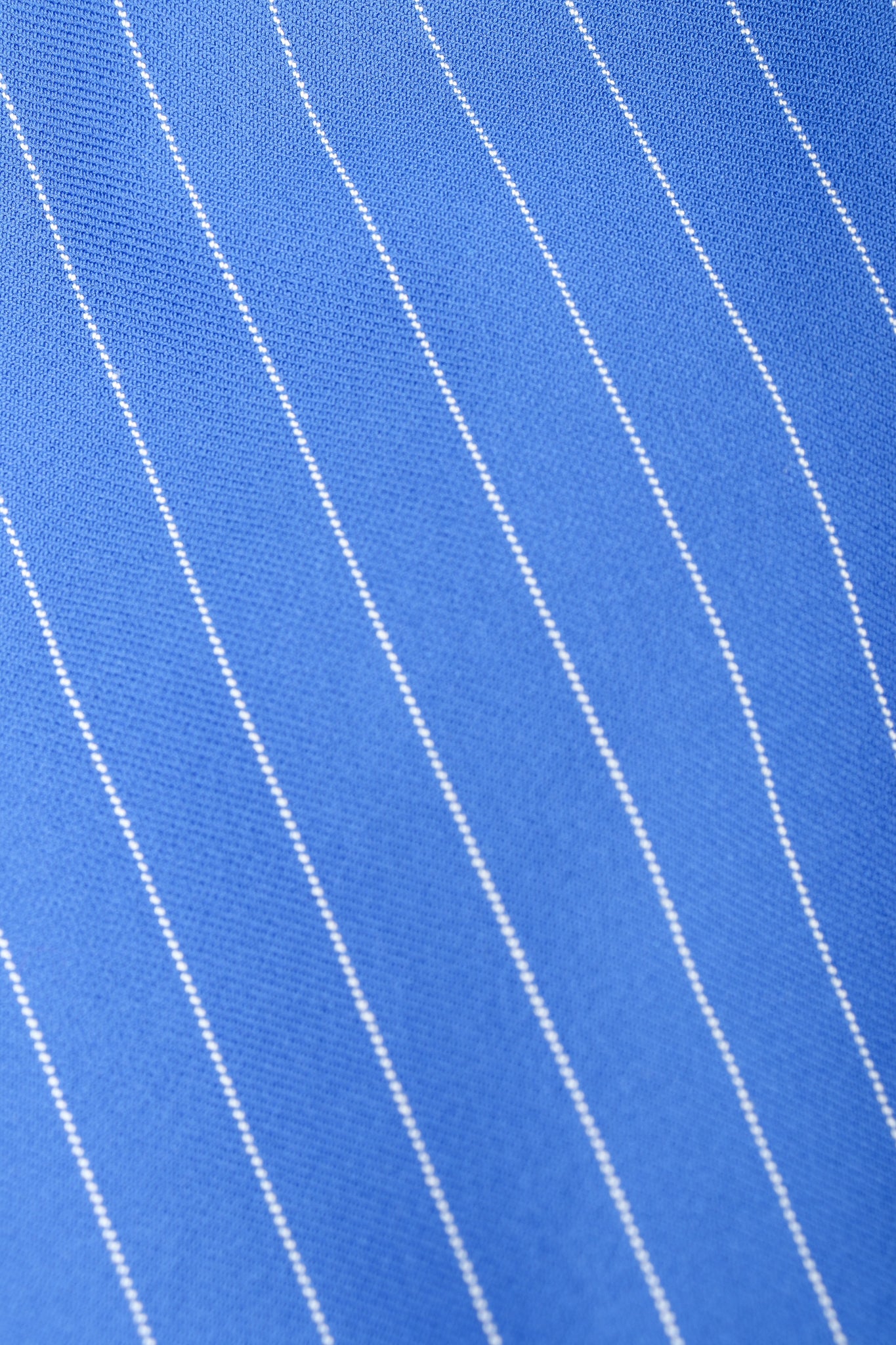 Vintage Versace Jeans Pinstripe Bodycon Zip Dress fabric detail at Recess Los Angeles