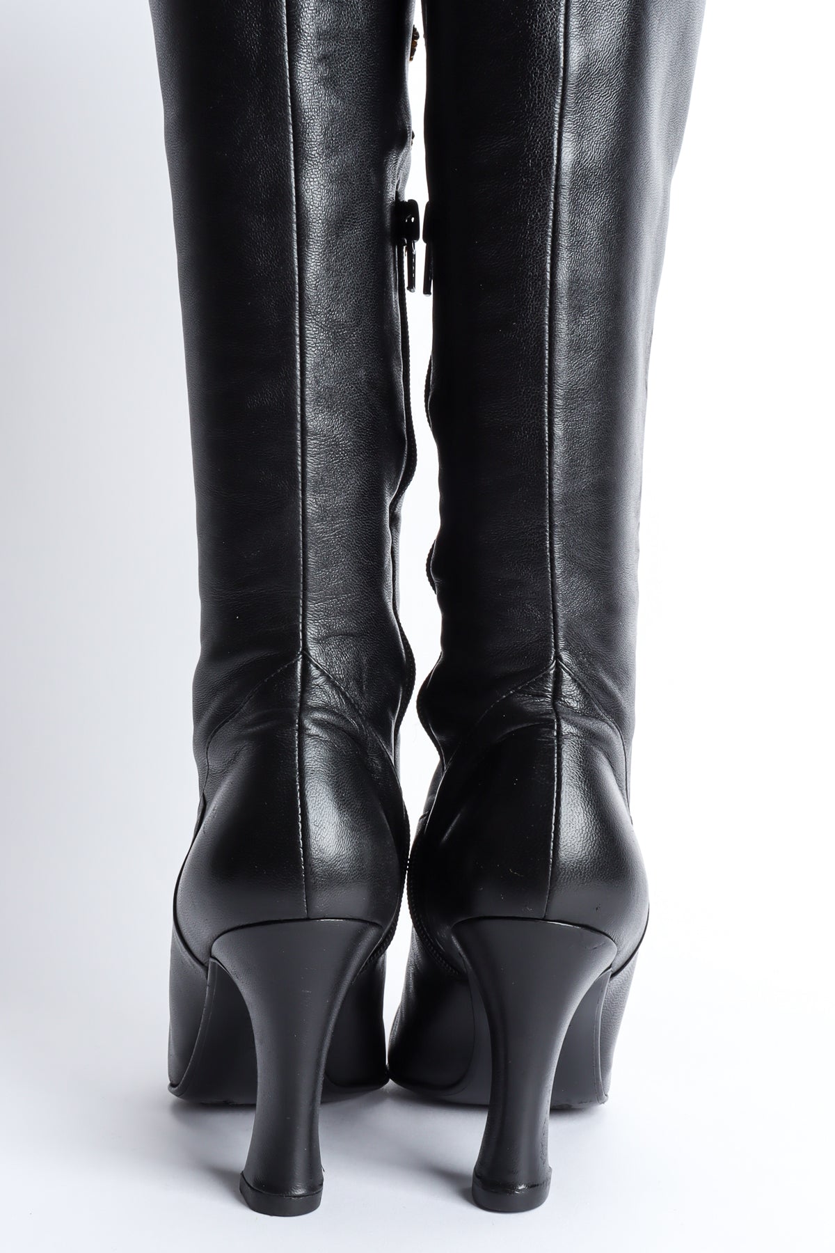 Vintage Gianni Versace 1993 A/W Medusa Emblem Grunge Boot – Recess