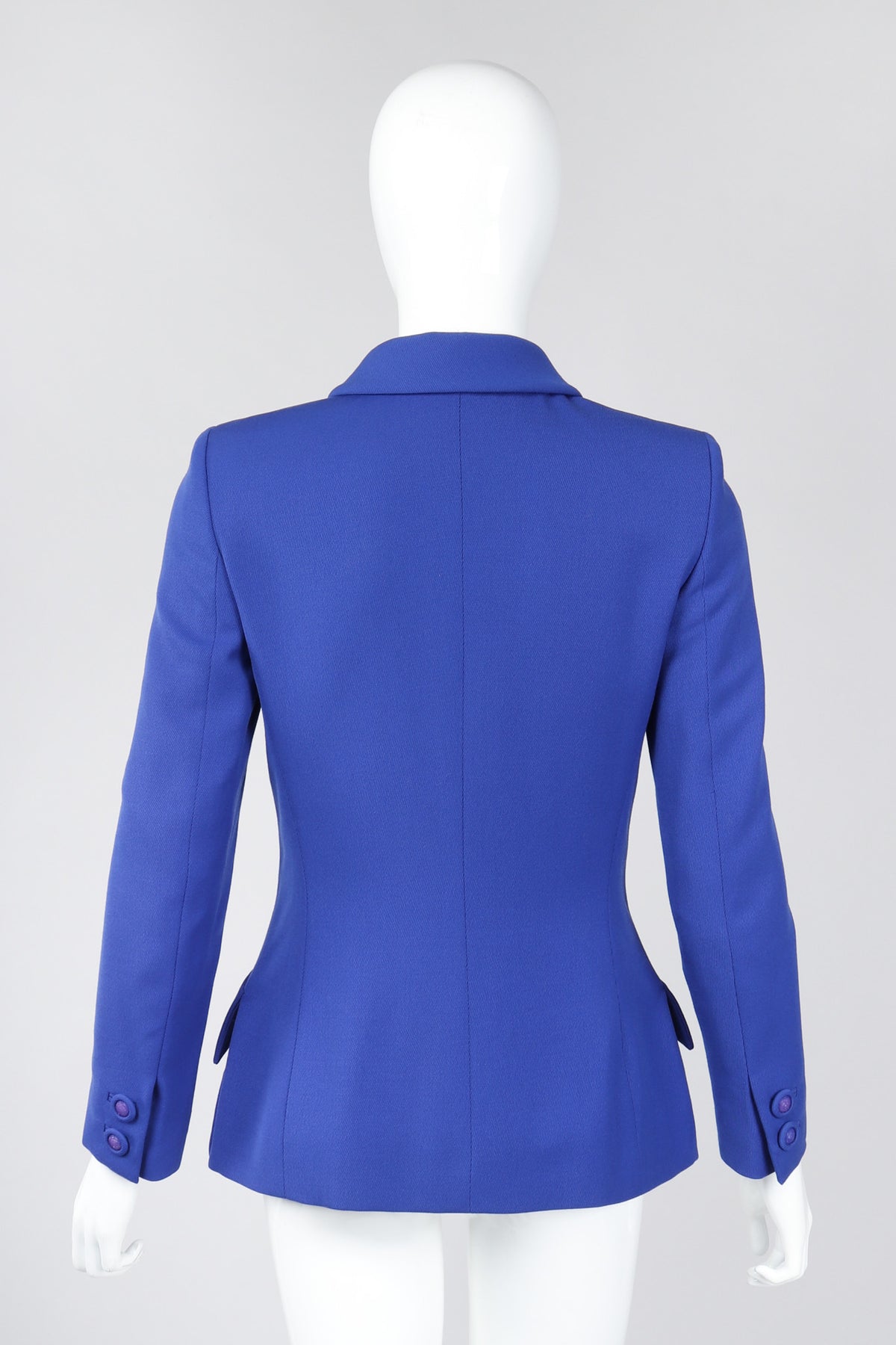 Vintage Gianni Versace Majorelle Blue Jacket & Pant Suit