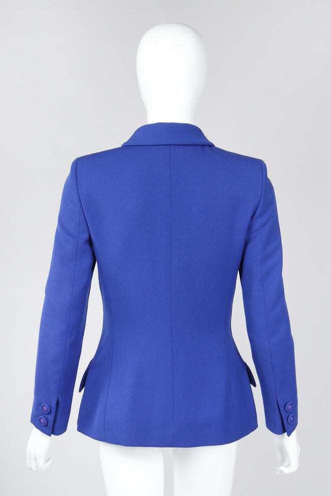 Recess Los Angeles Vintage Gianni Versace Majorelle Blue Jacket & Pant Suit