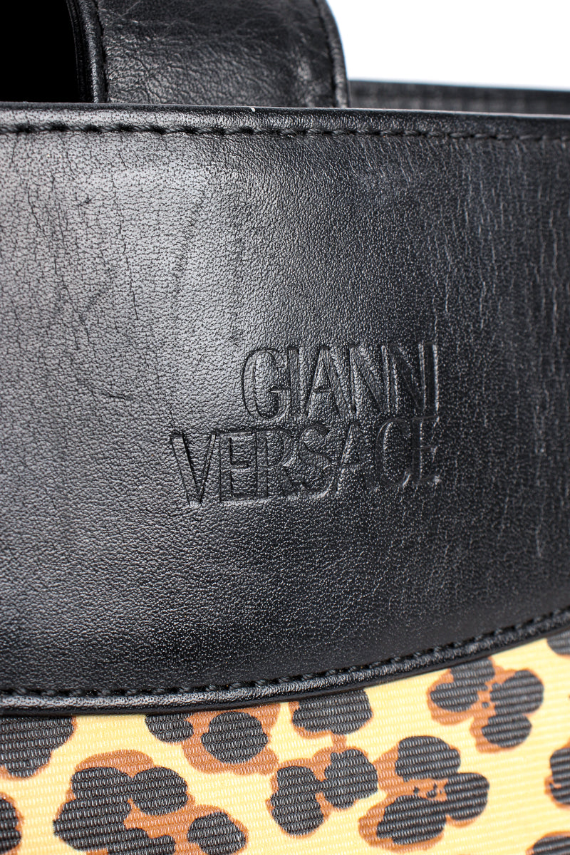 Gianni Versace Medusa Black Hand Bag