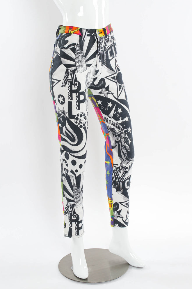 Vintage Versace Jeans Couture 1980s Manhattan New York Jean mannequin angle @ Recess LA