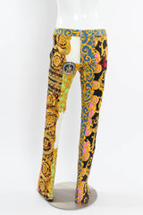 1990s Baroque Patchwork Print Pant