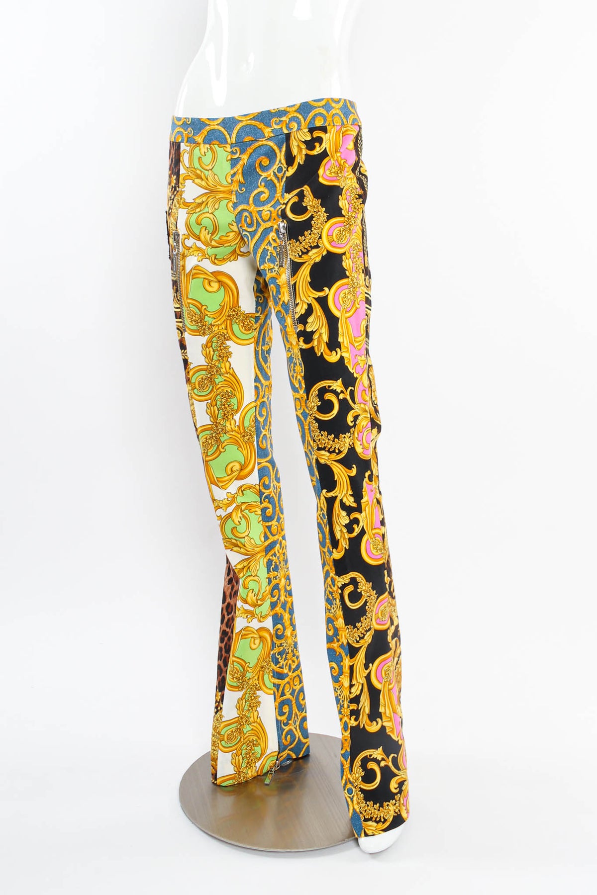 Vintage Versace 1990s Baroque Patchwork Print Pant – Recess