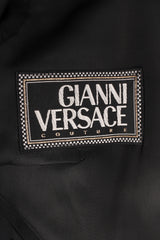 Vintage Gianni Versace 1991 A/W Rainbow Tartan Plaid Jacket tag @ Recess LA