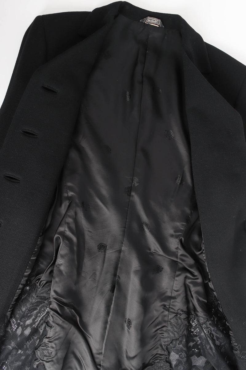 Vintage Gianni Versace Medusa Lace Blazer Jacket signed liner @ Recess LA