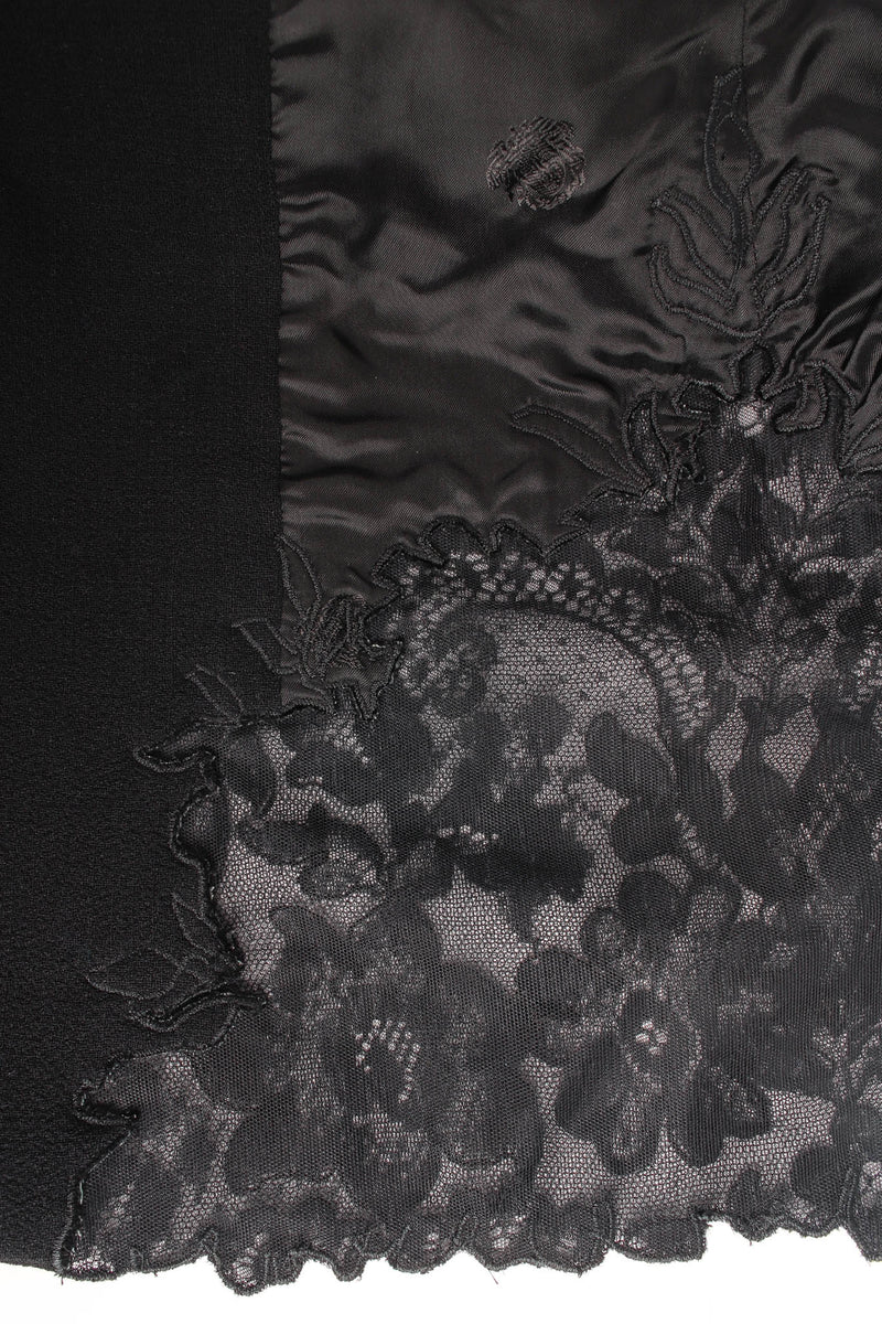 Vintage Gianni Versace Medusa Lace Blazer Jacket reverse lace @ Recess LA