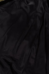 Vintage Victor Costa Lamé & Velvet Duster Overcoat lining @ Recess LA