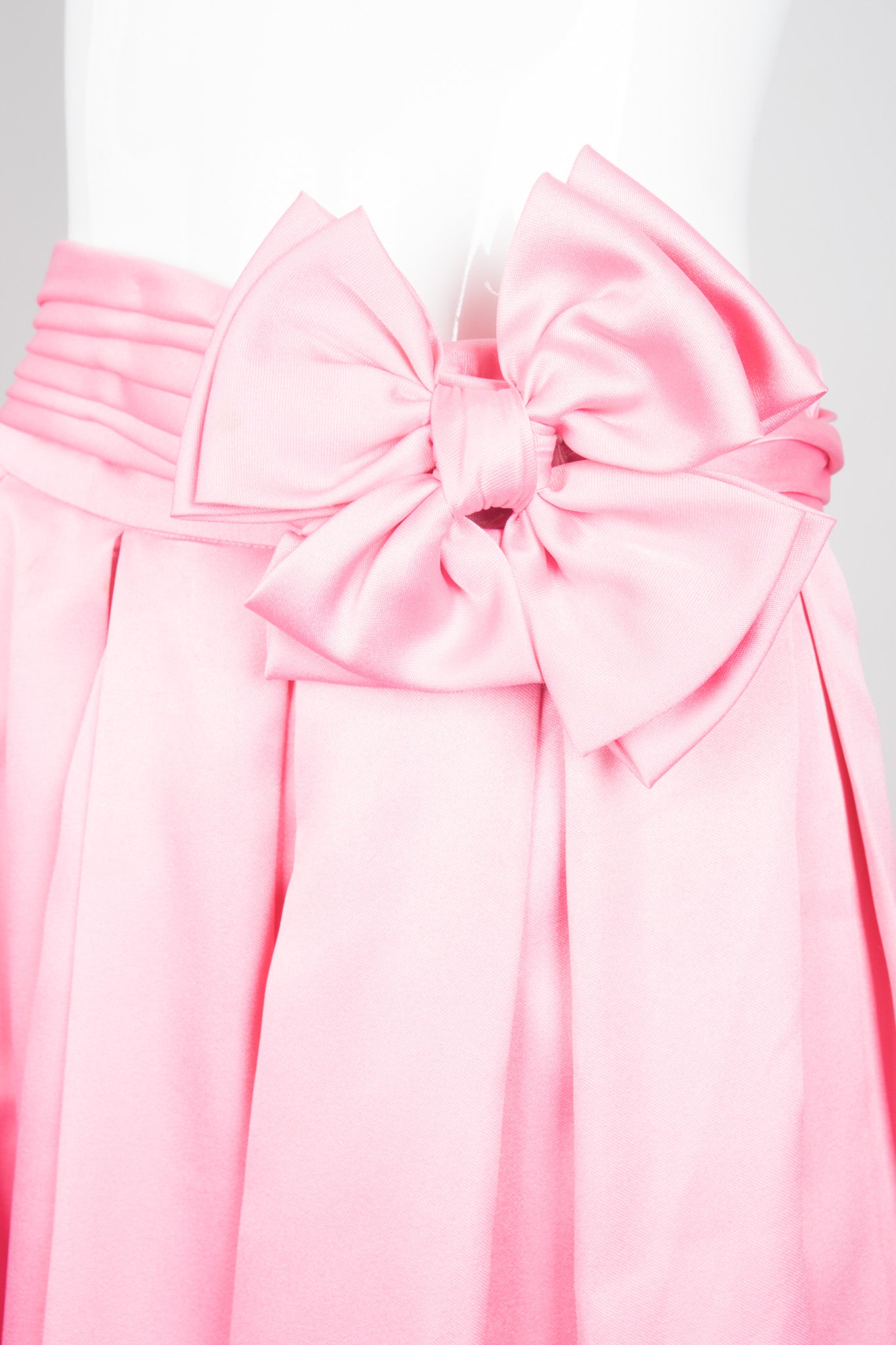 Victor Costa Satin Bow Formal Ball Skirt