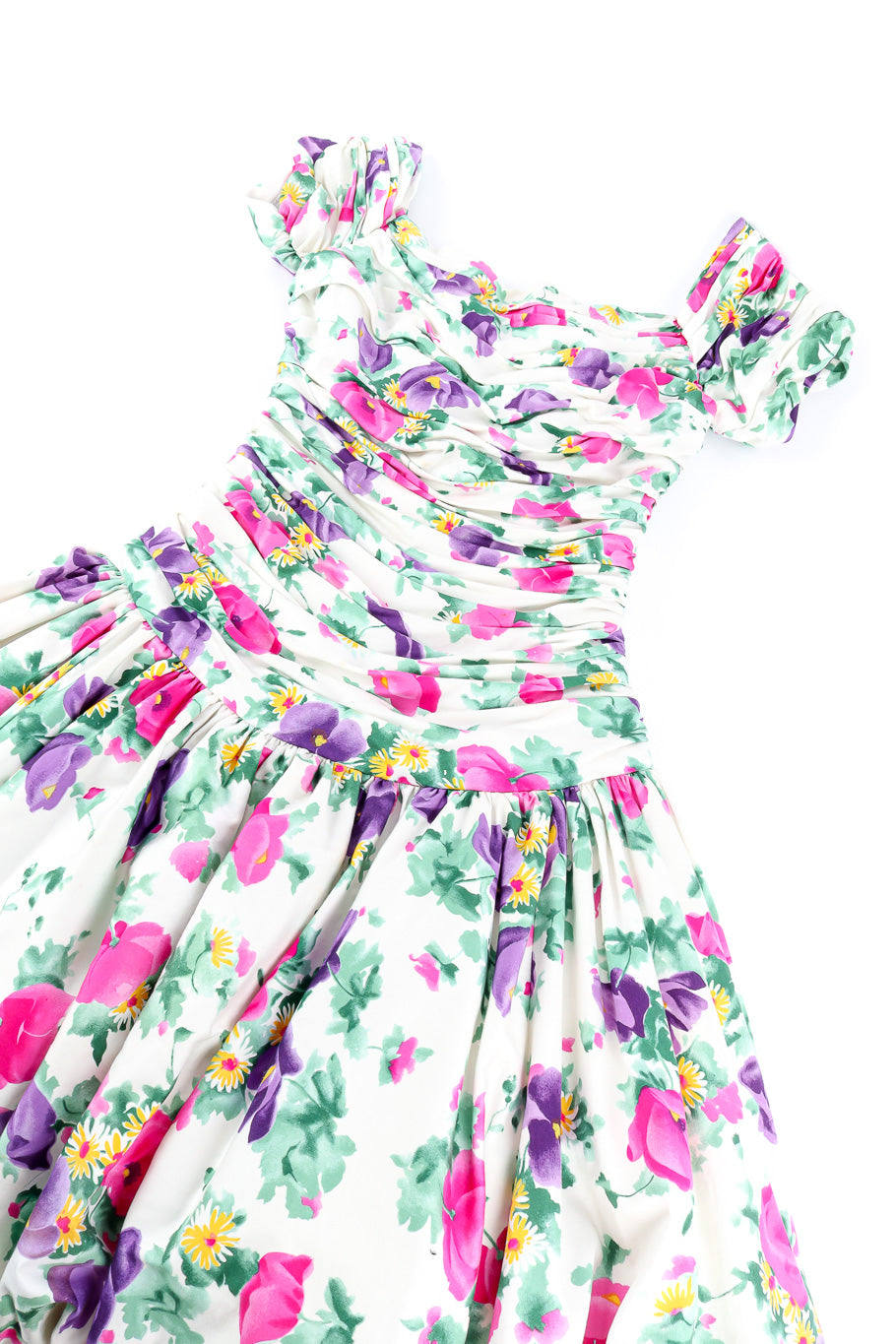 Bubble dress by Victor Costa flat lay @recessla