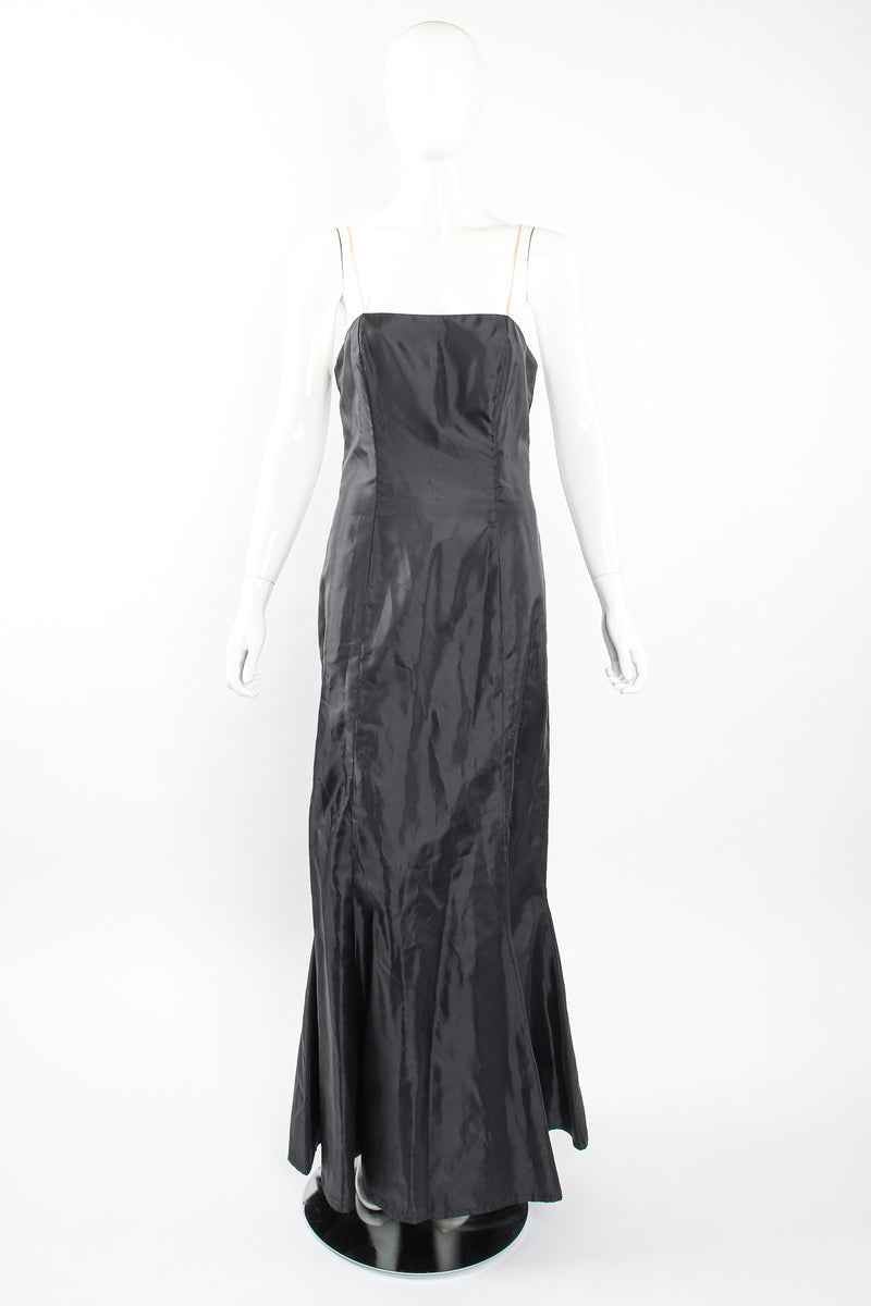 Vintage Victor Costa Sheer Brocade Layered Mermaid Gown – Recess