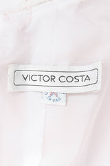 Vintage Victor Costa Puffy Lace Off-Shoulder Dress tag @ Recess LA