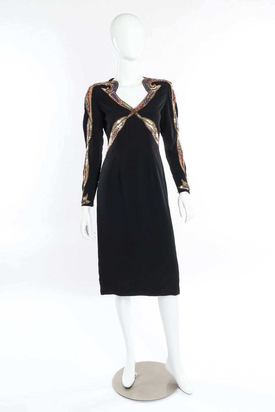 Victoria Royal sequin midi dress on mannequin @recessla