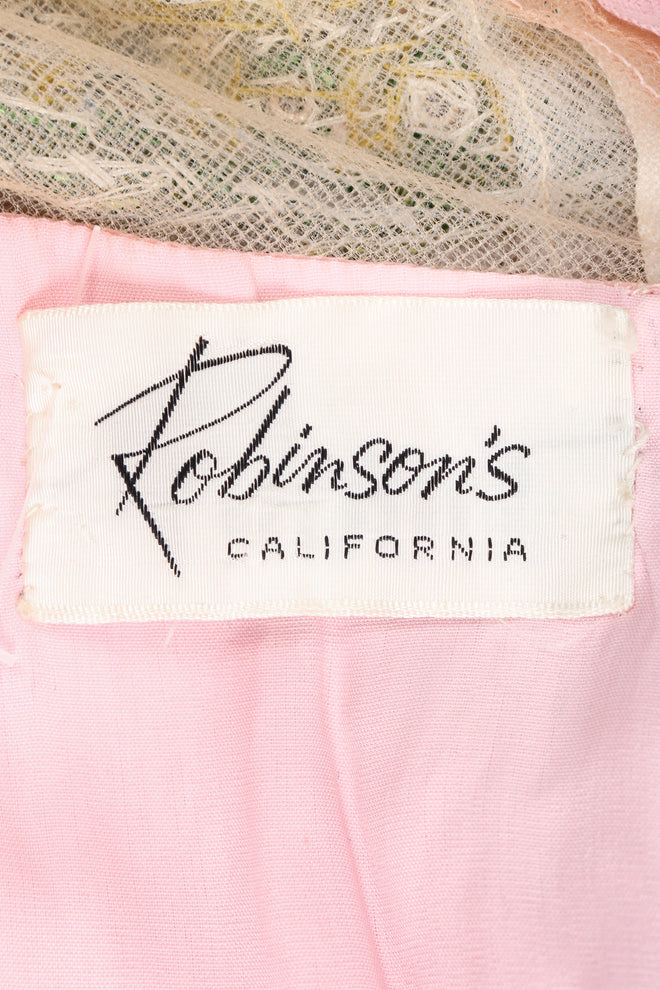 Recess Los Angeles Designer Consignment Vintage Victoria Royal Beaded Mandala Bateau Sheer Shift Dress