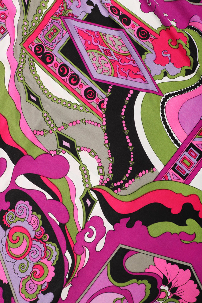 Recess Los Angeles Vintage Victoria Royal Psychedelic Pucci Inspired Wide Leg Jumpsuit