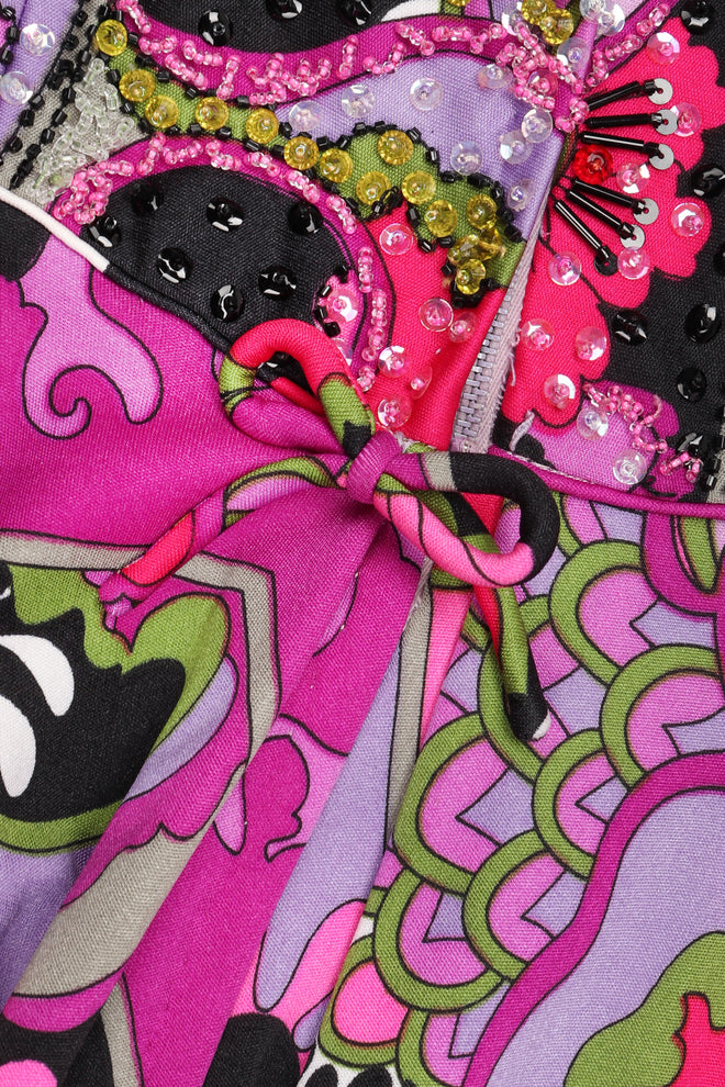 Recess Los Angeles Vintage Victoria Royal Psychedelic Pucci Inspired Wide Leg Jumpsuit