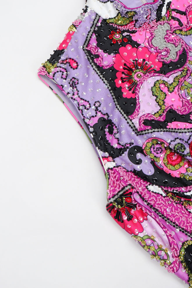 Recess Los Angeles Vintage Victoria Royal Psychedelic Pucci Inspired Wide Leg Jumpsuit