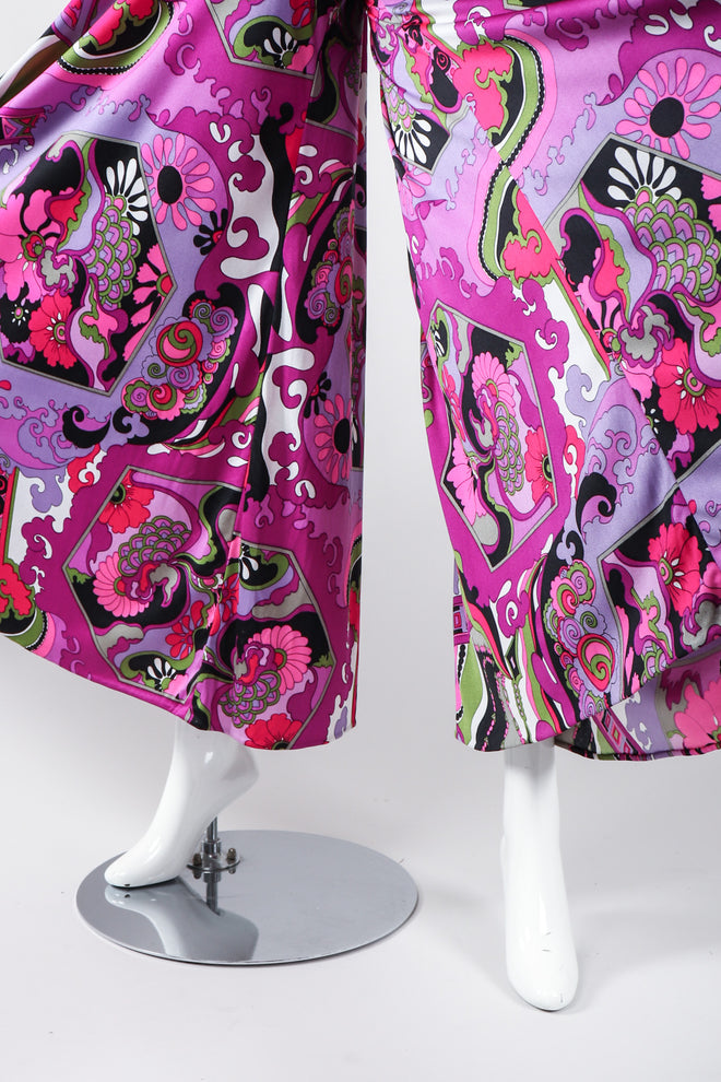 Recess Los Angeles Vintage Victoria Royal Psychedelic Pucci Inspired Wide Leg Jumpsuit