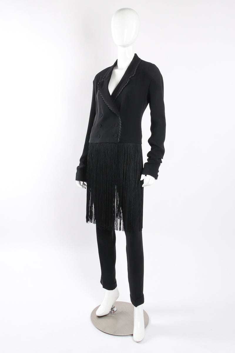 2007 S/S Viktor & Rolf Detachable Fringe Jacket and Pant Set on mannequin at Recess LA