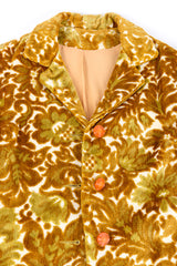 Vintage brocade pattern jacket flat lay collar @recessla