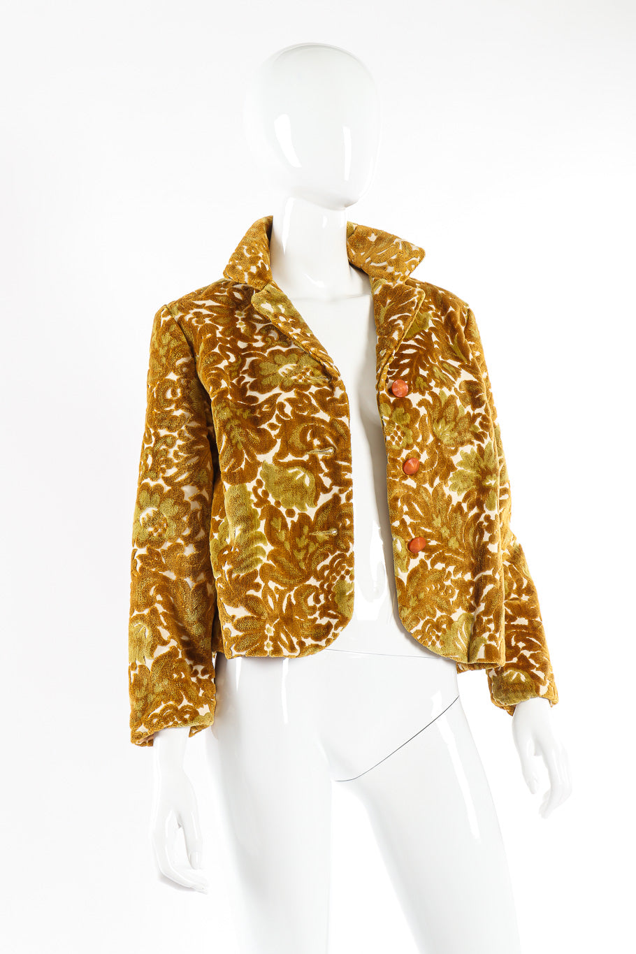 Vintage brocade pattern jacket mannequin jacket open @recessla