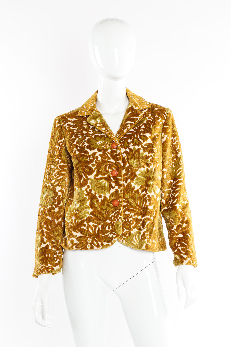 Vintage brocade pattern jacket @recessla