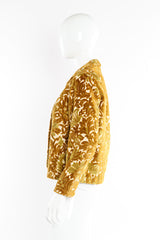 Vintage brocade pattern jacket mannequin side @recessla