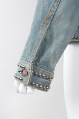 Recess Los Angeles Vintage Levi's Studded Crystal J-Star Denim Jacket