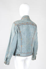 Recess Los Angeles Vintage Levi's Studded Crystal J-Star Denim Jacket