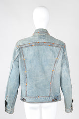 Recess Los Angeles Vintage Levi's Studded Crystal J-Star Denim Jacket