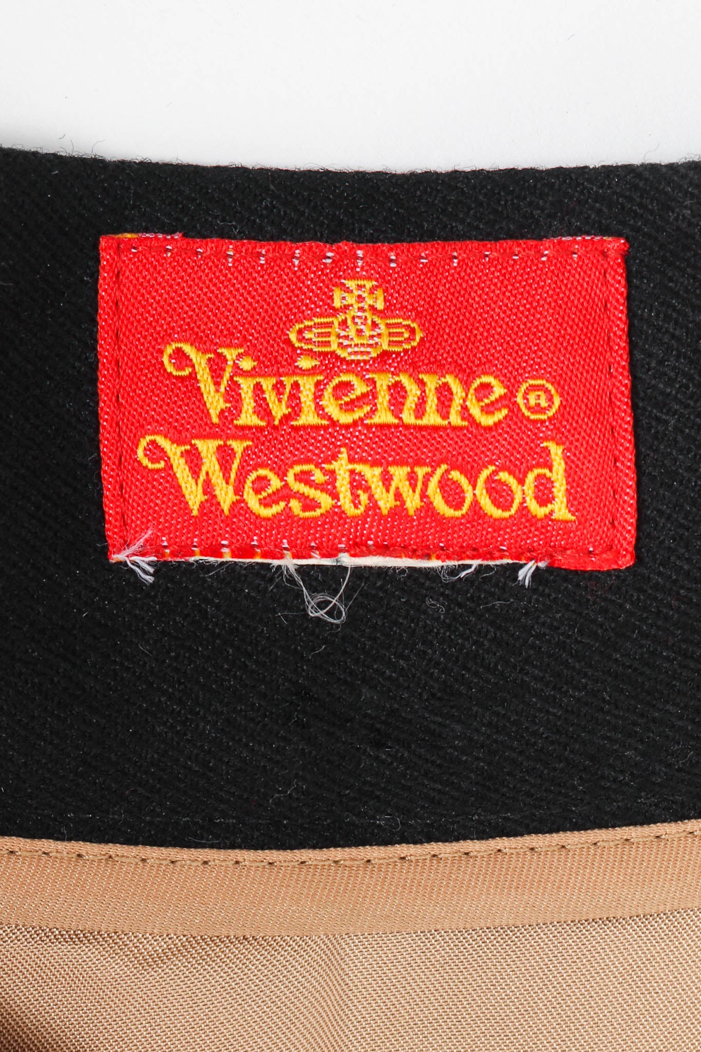 Vintage Vivienne Westwood Corset Top & Mini Skirt Set label @ Recess LA