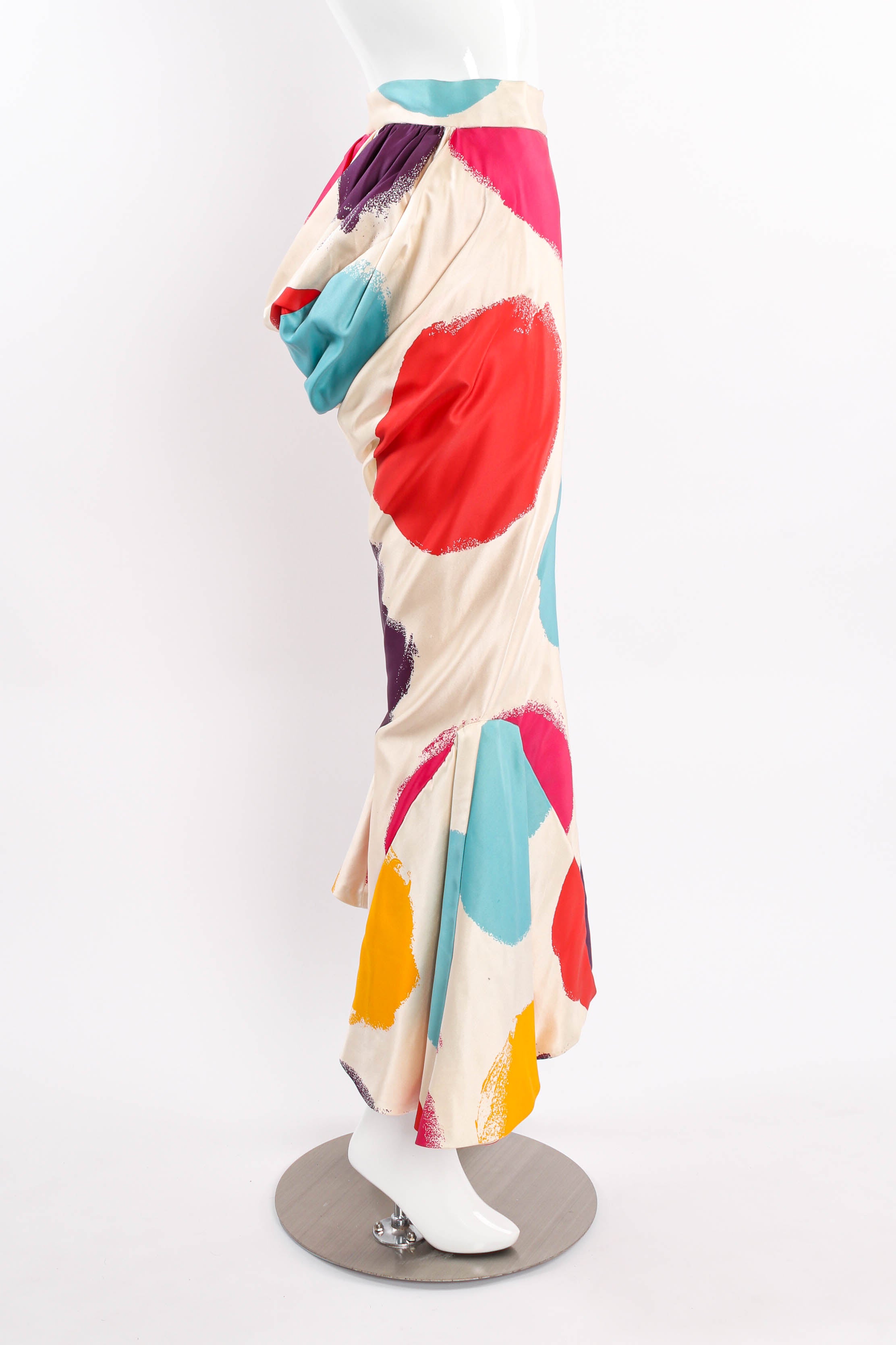 Vintage Vivienne Westwood Arts & Craft Drape Skirt mannequin side @ Recess LA