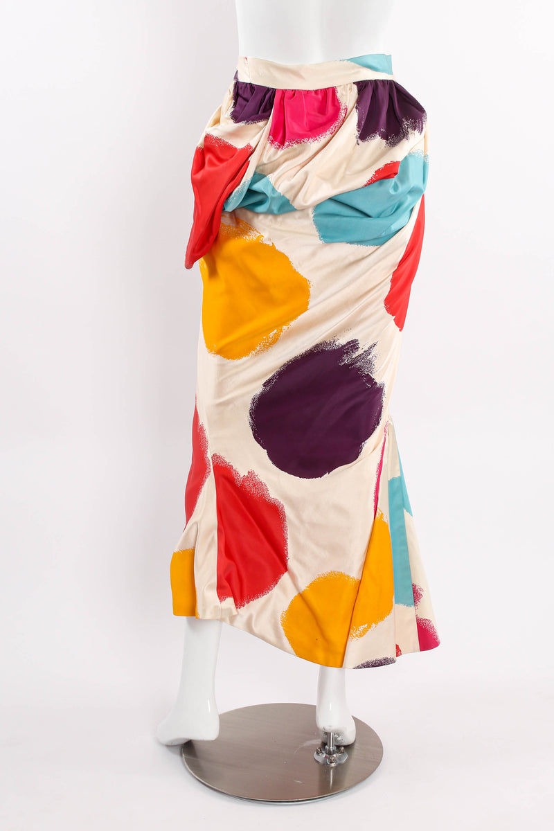 Vintage Vivienne Westwood Arts & Craft Drape Skirt mannequin back  @ Recess LA