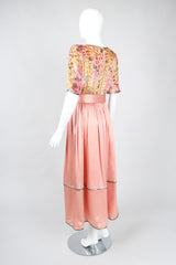 Recess Los Angeles Vintage William Pearson Velvet Burnout Bodice Dress