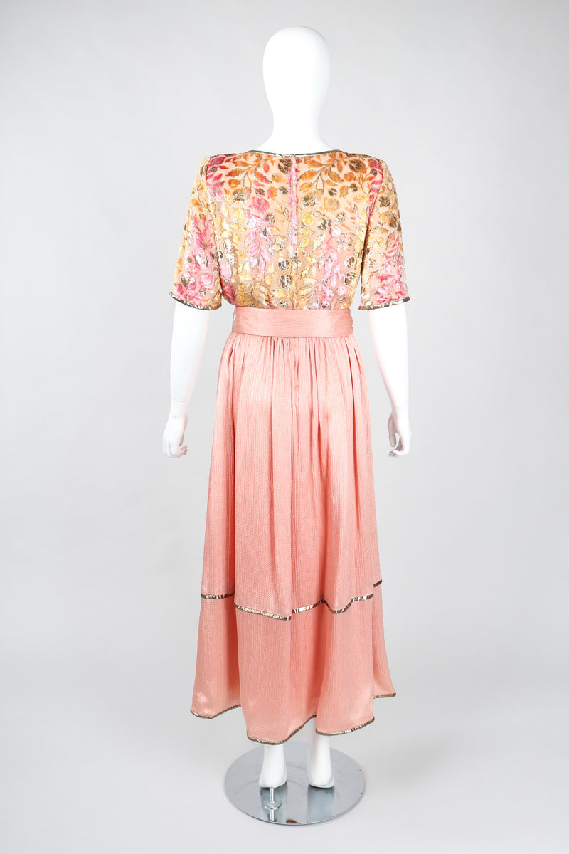 Recess Los Angeles Vintage William Pearson Velvet Burnout Bodice Dress
