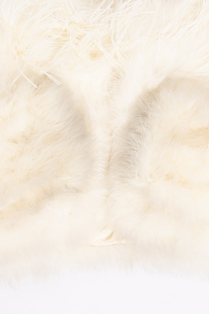 Vintage Chubby Marabou & Ostrich Jacket discoloration at Recess Los Angeles