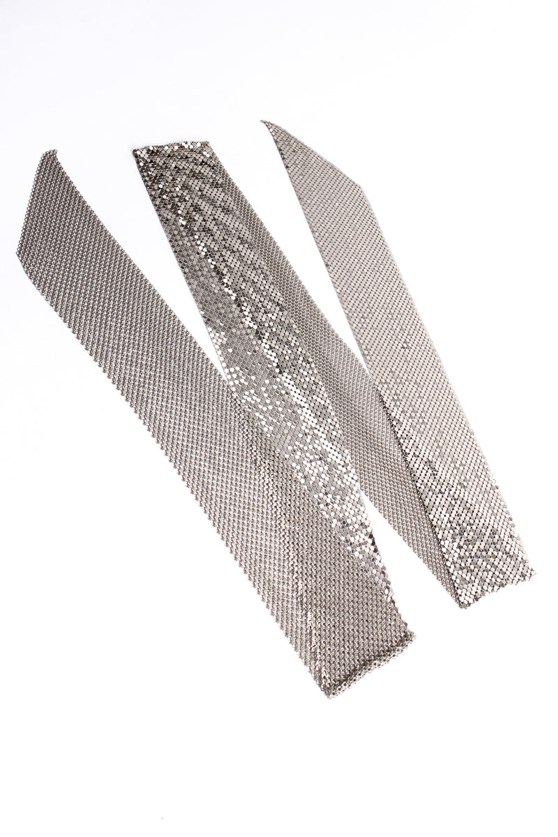 Vintage Whiting & Davis Silver Metal Mesh Scarf Sash Tie at Recess Los Angeles