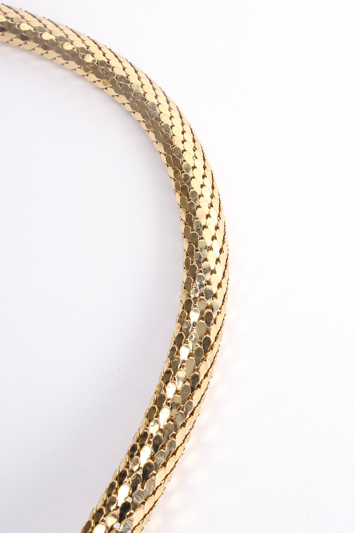 Rare Whiting＆Davis　ヴィンテージスネークベルトメッシュ蛇ベルト Whiting_Davisgoldsnakebelt-