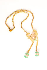 Vintage William deLillo Gold Seahorse Lariat Y Necklace at Recess Los Angeles