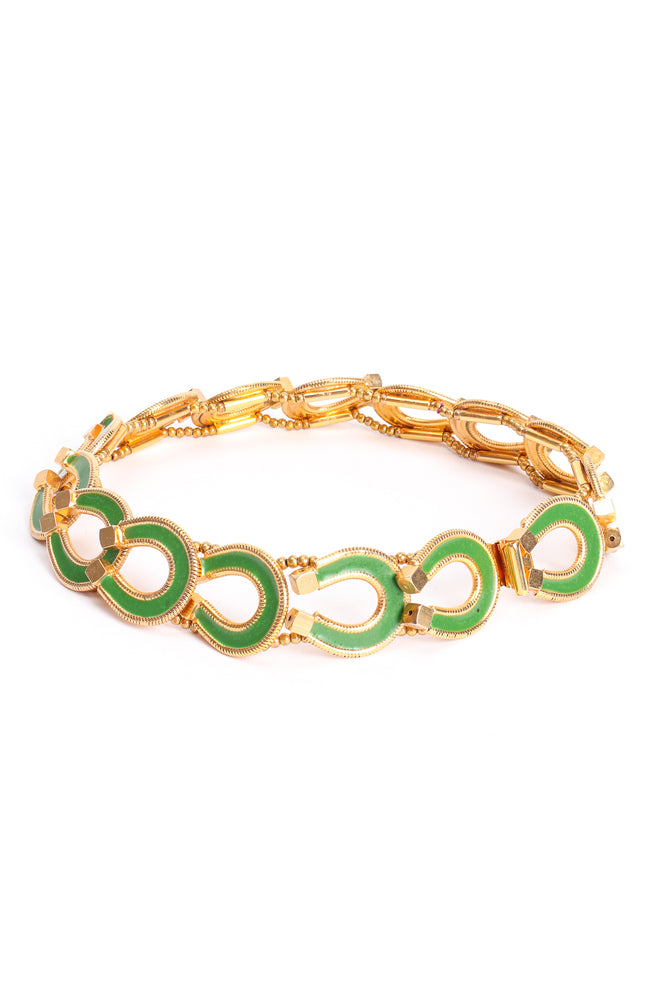 Vintage William deLillo Lucky Horseshoe Collar Necklace at Recess Los Angeles