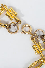 Vintage William de Lillo Hopscotch Stone Chain Necklace Clasp