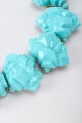 Recess Los Angeles Vintage William de Lillo Faux Turquoise Iris Apfel Pocahontas Rock Collar Necklace