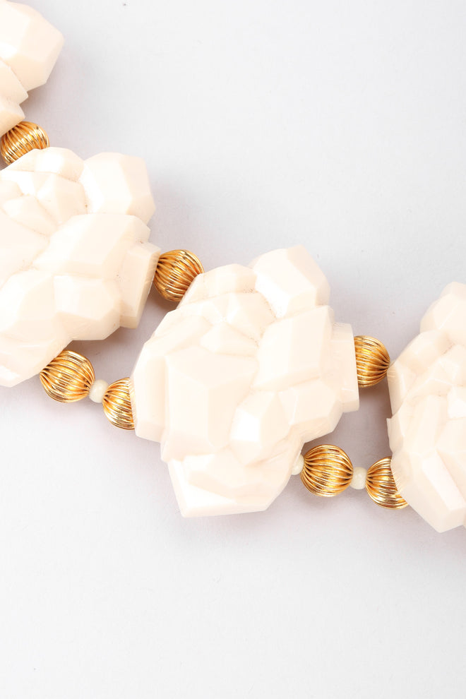 Recess Los Angeles Vintage William de Lillo Wilma Crystal Rock Collar Necklace