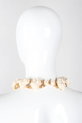 Recess Los Angeles Vintage William de Lillo Wilma Crystal Rock Collar Necklace